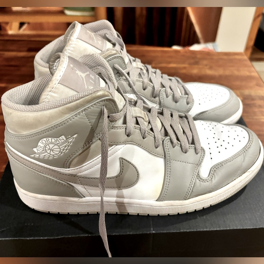 Air Jordan 1 Mid 'College Grey' Men’s 10.5